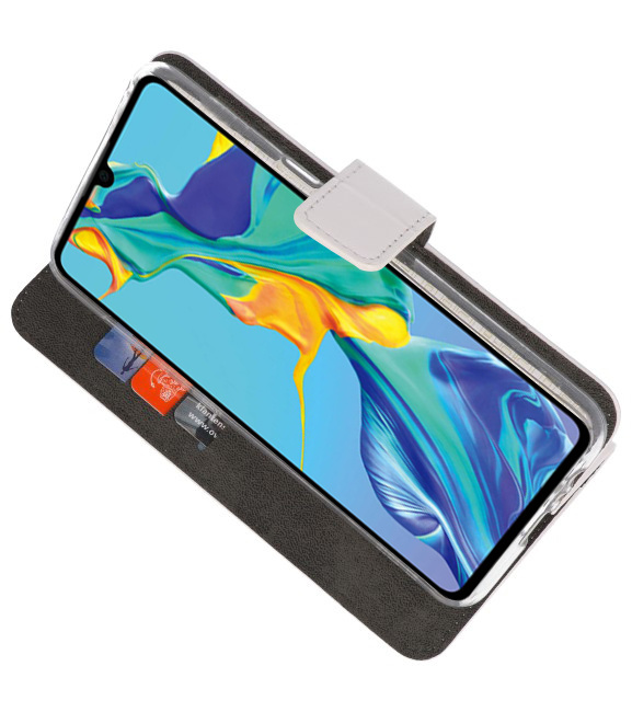 Wallet Cases Case für Huawei P30 Weiß