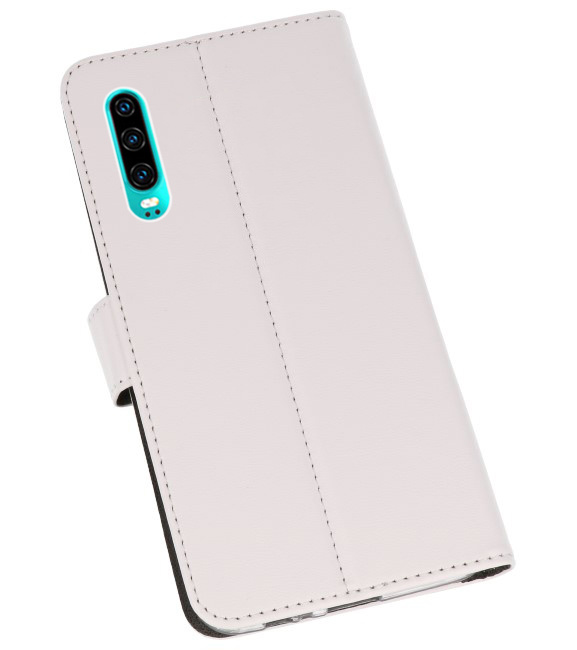 Custodia a Portafoglio per Huawei P30 Bianco