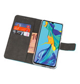 Funda Cartera para Huawei P30 Azul
