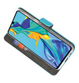 Wallet Cases Case for Huawei P30 Blue