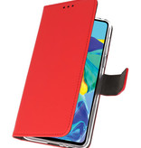 Custodia a Portafoglio per Huawei P30 Rosso