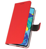 Wallet Cases Case for Huawei P30 Red