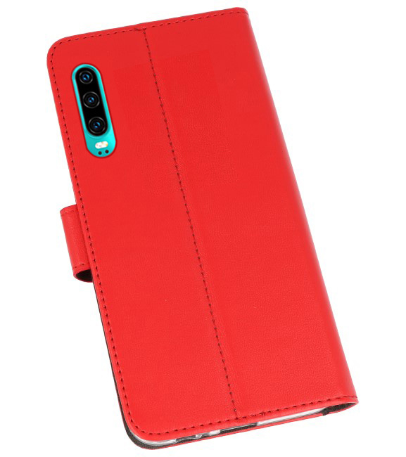 Funda Cartera para Huawei P30 Rojo