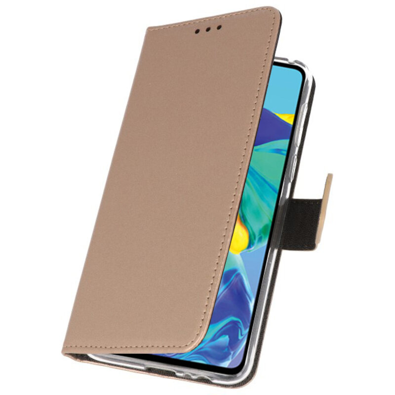 Wallet Cases Case for Huawei P30 Gold