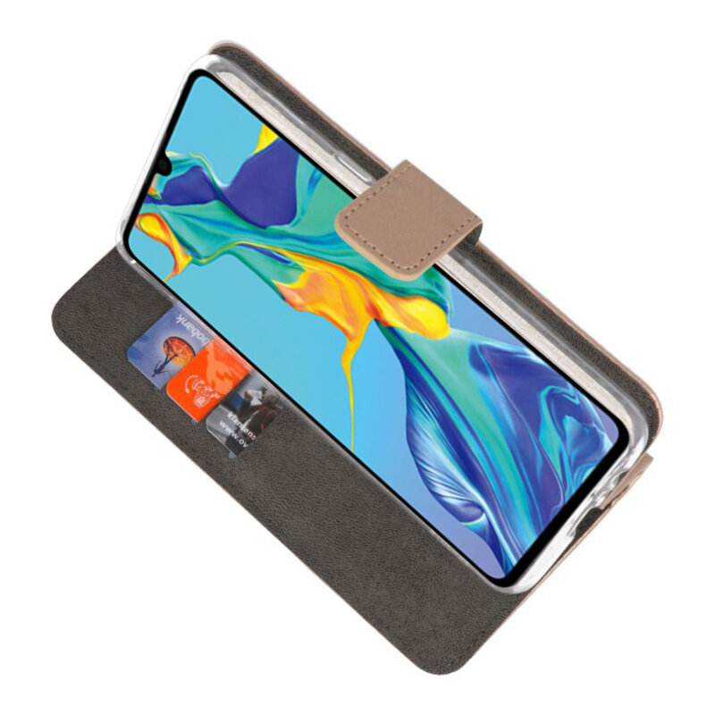 Wallet Cases Case for Huawei P30 Gold