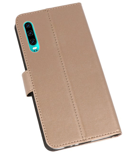 Wallet Cases Case for Huawei P30 Gold