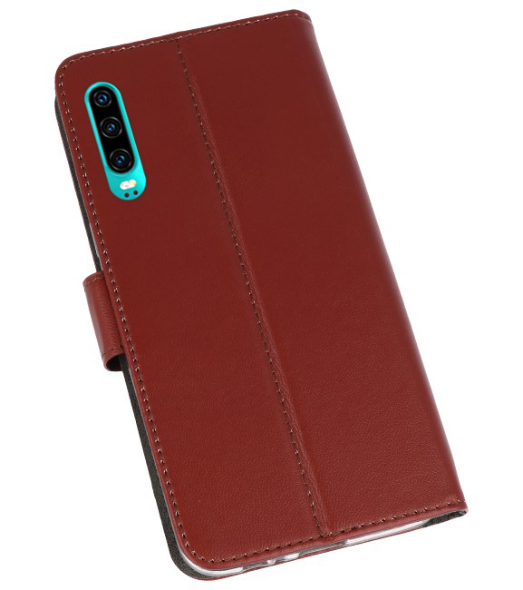 Wallet Cases Case for Huawei P30 Brown