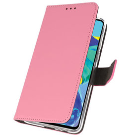 Wallet Cases Hülle für Huawei P30 Pink