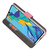 Wallet Cases Hoesje voor Huawei P30 Roze
