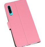 Custodia a Portafoglio per Huawei P30 Pink