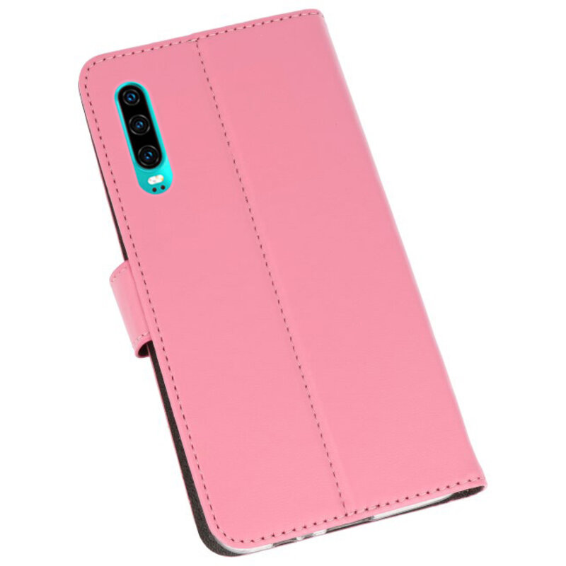 Funda Cartera para Huawei P30 Rosa