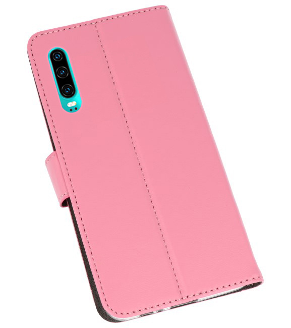 Wallet Cases Hoesje voor Huawei P30 Roze