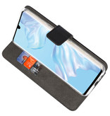 Wallet Cases Hoesje voor Huawei P30 Pro Zwart