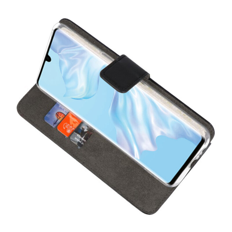 Wallet Cases Case für Huawei P30 Pro Schwarz
