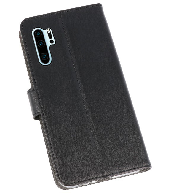 Etuis portefeuille Etui pour Huawei P30 Pro Noir