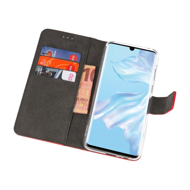 Wallet Cases Case for Huawei P30 Pro Red