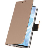 Wallet Cases Hoesje voor Huawei P30 Pro Goud