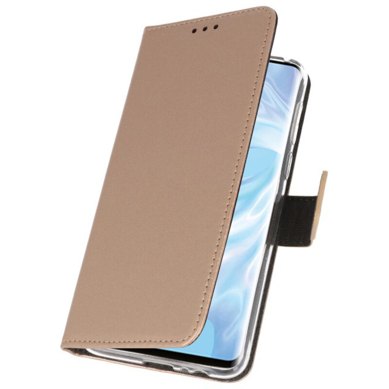 Custodia a portafoglio per Huawei P30 Pro Gold