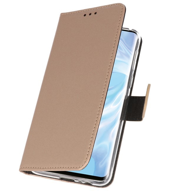 Etuis portefeuille Etui pour Huawei P30 Pro Gold