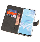 Wallet Cases Hülle für Huawei P30 Pro Gold