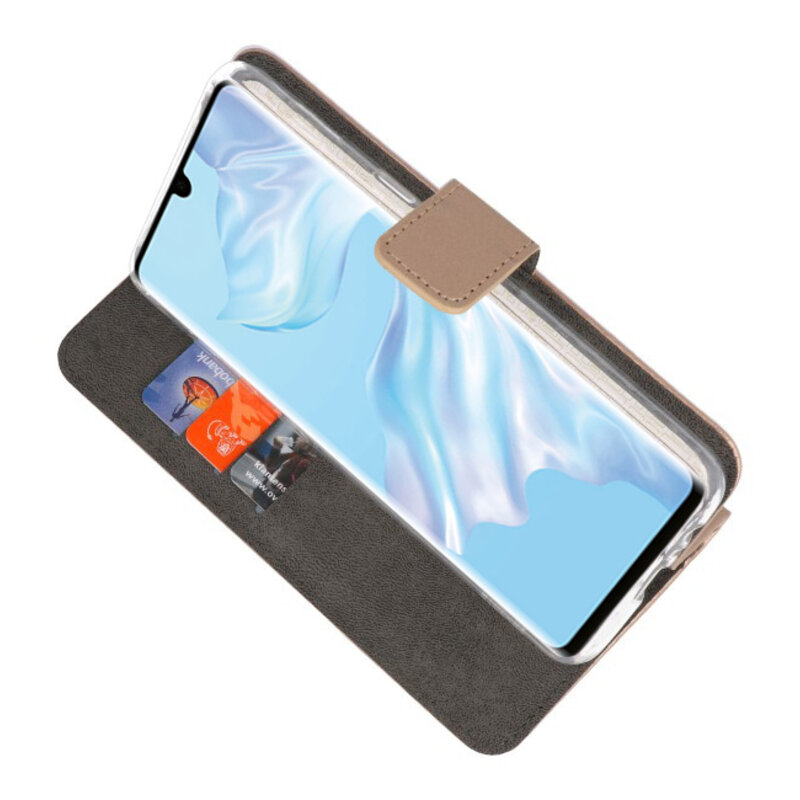 Custodia a portafoglio per Huawei P30 Pro Gold