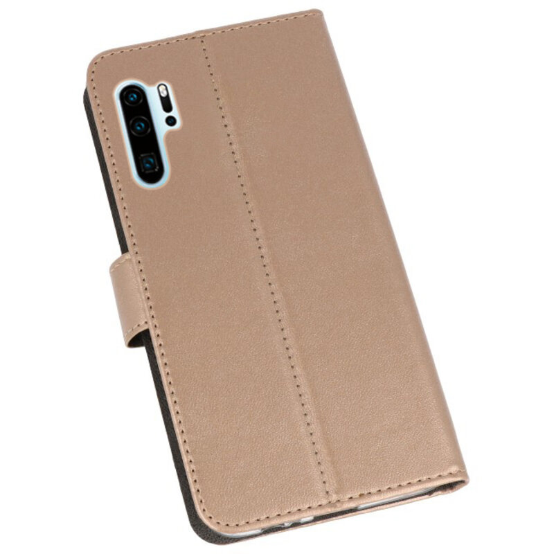 Custodia a portafoglio per Huawei P30 Pro Gold