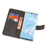 Wallet Cases Hoesje voor Huawei P30 Pro Bruin