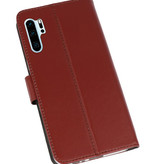 Wallet Cases Hoesje voor Huawei P30 Pro Bruin