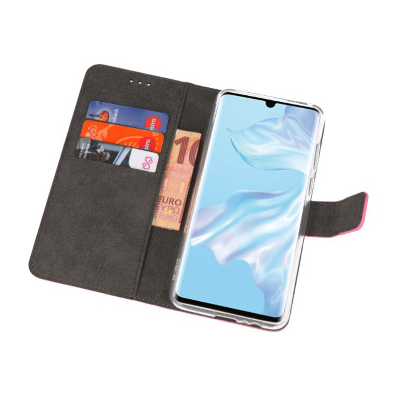 Custodia a Portafoglio per Huawei P30 Pro Pink