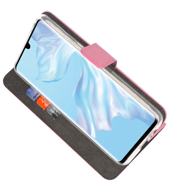 Custodia a Portafoglio per Huawei P30 Pro Pink