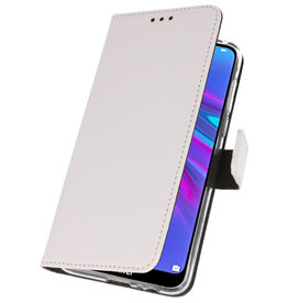 Funda Cartera para Huawei Y6 / Y6 Prime 2019 Blanco