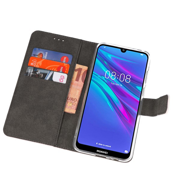 Brieftasche Tasche für Huawei Y6 / Y6 Prime 2019 Weiß