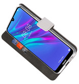 Wallet Cases Hoesje voor Huawei Y6 / Y6 Prime 2019 Wit