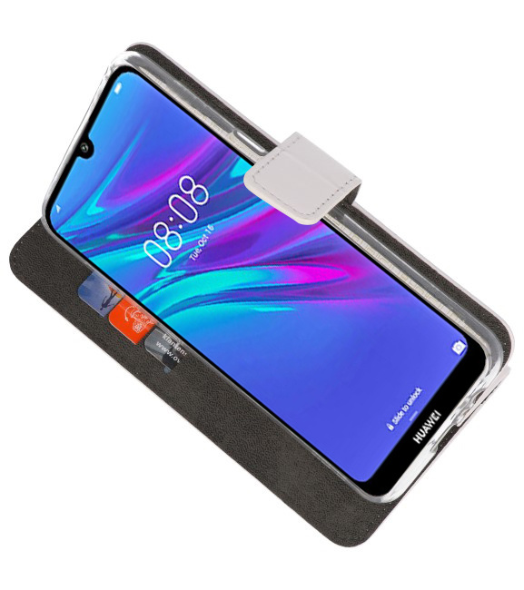 Wallet Cases Hoesje voor Huawei Y6 / Y6 Prime 2019 Wit