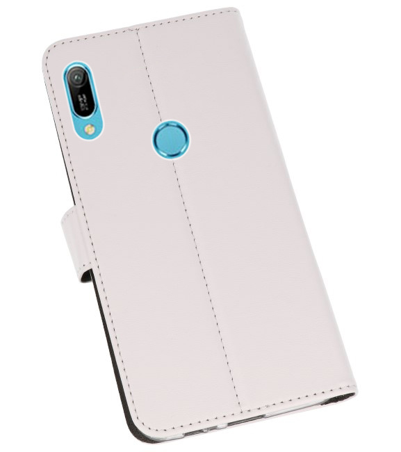 Wallet Cases Hoesje voor Huawei Y6 / Y6 Prime 2019 Wit