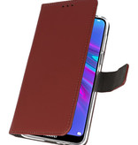 Custodia a portafoglio Custodia per Huawei Y6 / Y6 Prime 2019 Marrone