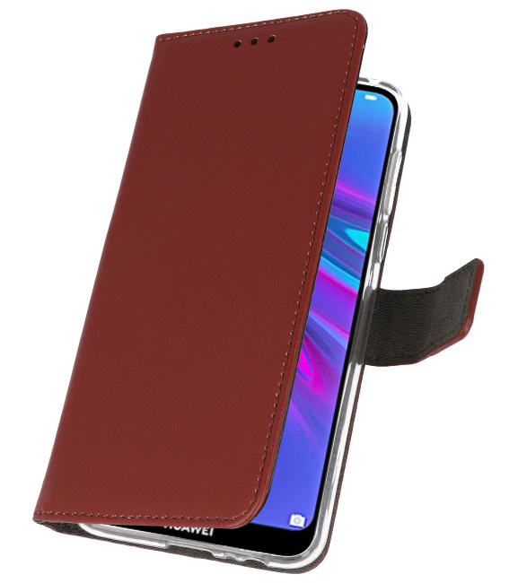 Wallet Cases Hoesje voor Huawei Y6 / Y6 Prime 2019 Bruin