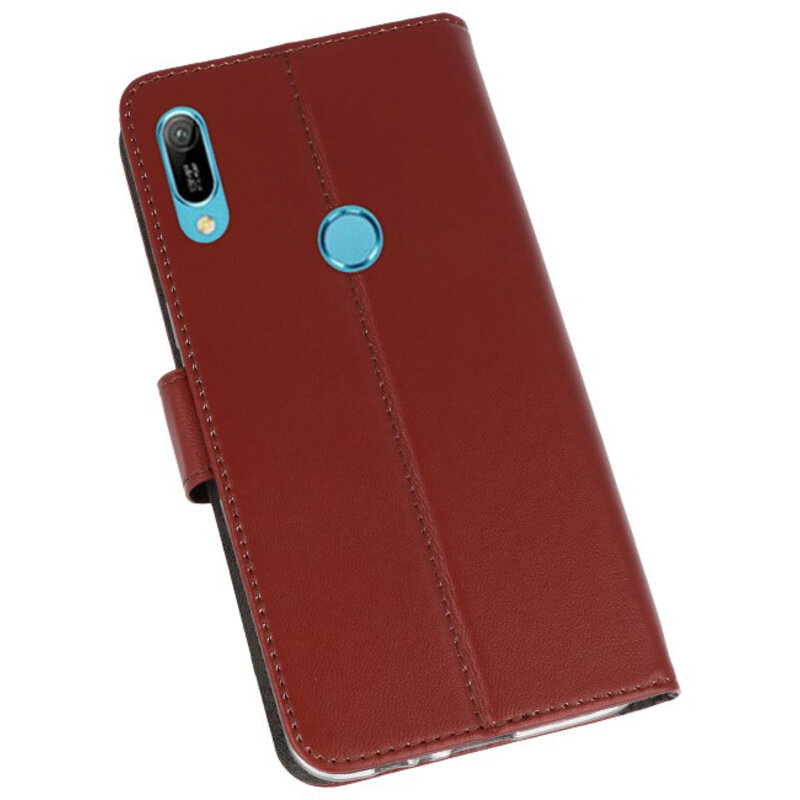 Etuis portefeuille Etui pour Huawei Y6 / Y6 Prime 2019 Marron