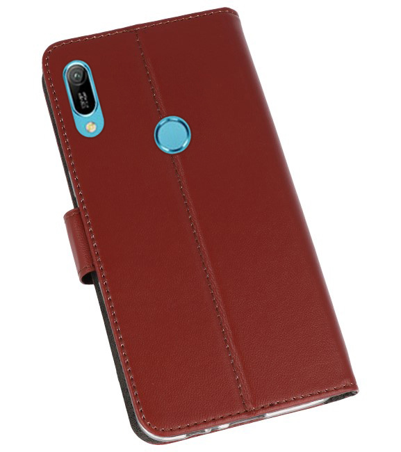 Wallet Cases Hoesje voor Huawei Y6 / Y6 Prime 2019 Bruin