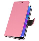 Etui portefeuille pour Huawei Y6 / Y6 Prime 2019 Rose