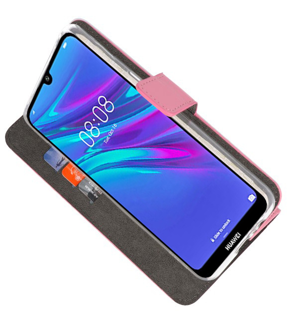 Brieftasche Tasche für Huawei Y6 / Y6 Prime 2019 Pink