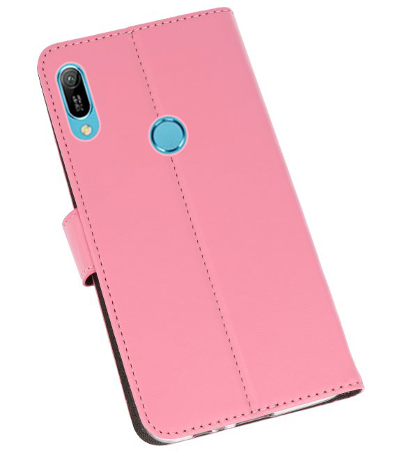 Brieftasche Tasche für Huawei Y6 / Y6 Prime 2019 Pink