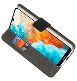 Wallet Cases Hoesje voor Huawei Y6 Pro 2019 Zwart