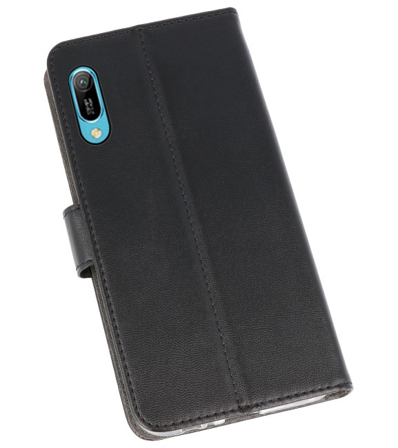 Wallet Cases Tasche für Huawei Y6 Pro 2019 Schwarz