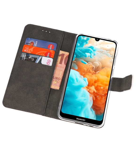 Wallet Cases Case für Huawei Y6 Pro 2019 Weiß