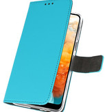 Wallet Cases Hoesje voor Huawei Y6 Pro 2019 Blauw