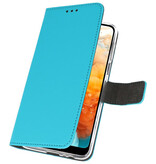 Wallet Cases Hoesje voor Huawei Y6 Pro 2019 Blauw