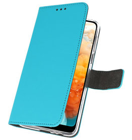 Wallet Cases Hülle für Huawei Y6 Pro 2019 Blau