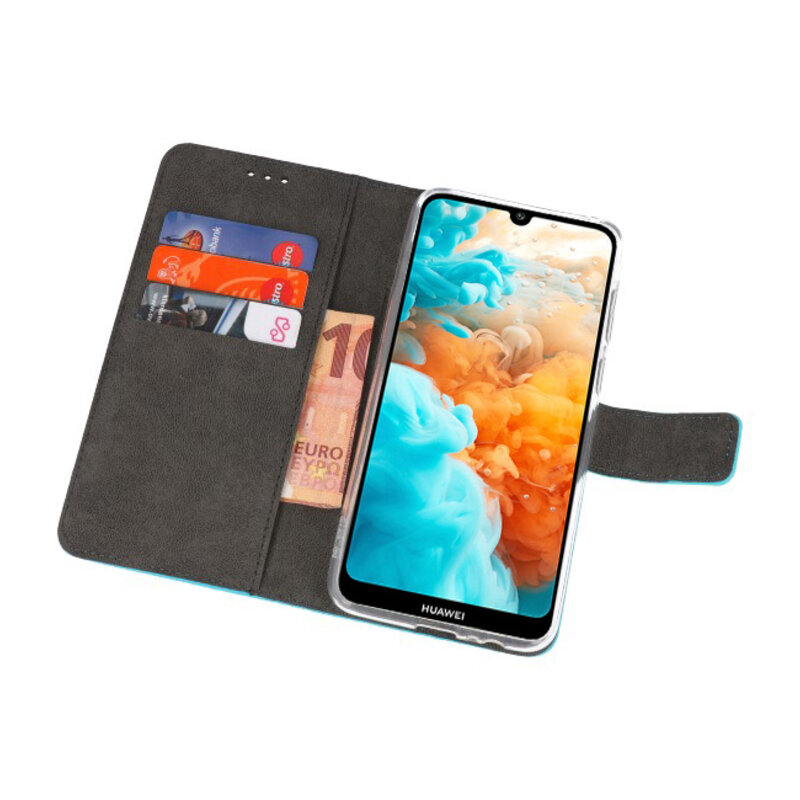Wallet Cases Case for Huawei Y6 Pro 2019 Blue