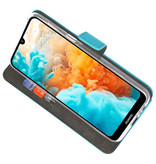 Funda Cartera para Huawei Y6 Pro 2019 Azul